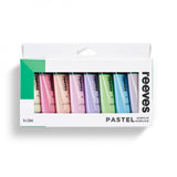 Reeves - 8 X 22ml Fine Artist Acrylic Paint Set Pastel Colours