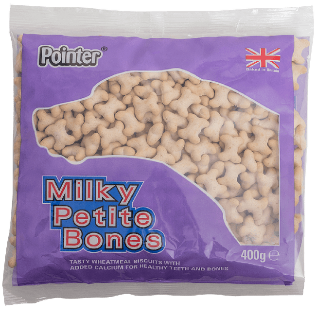 Pointer Milky Petite Bones 400g