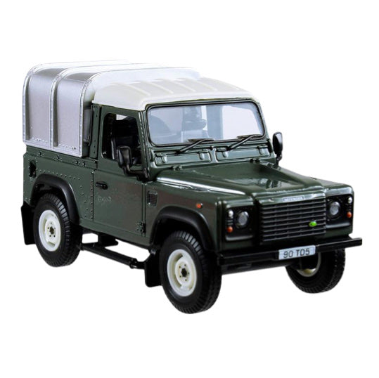BRITAINS LAND ROVER DEFENDER 90 WITH CANOPY - GREEN