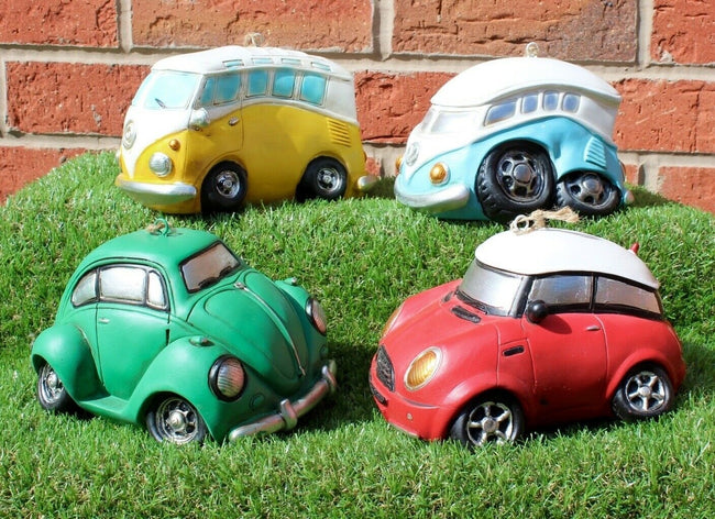 Hanging mini car bird house