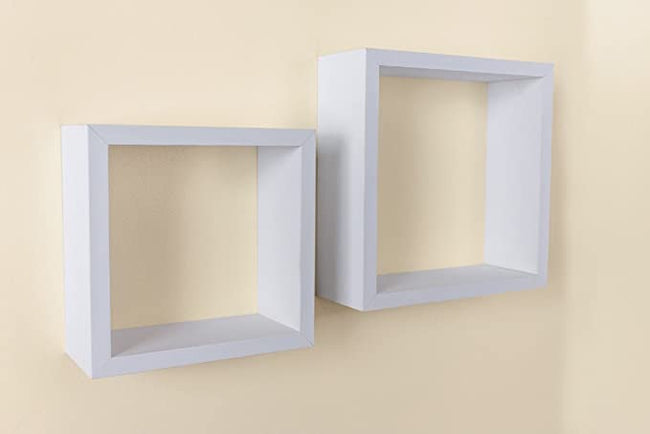 Core Products Set of 2pc cube shelf kit - white