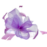Purple Mesh Headpiece