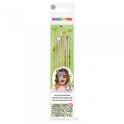 Snazaroo - Hang Pack Of 3 Brushes