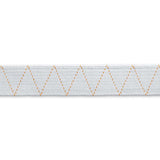 Standard elastic, 25mm, white, 1m