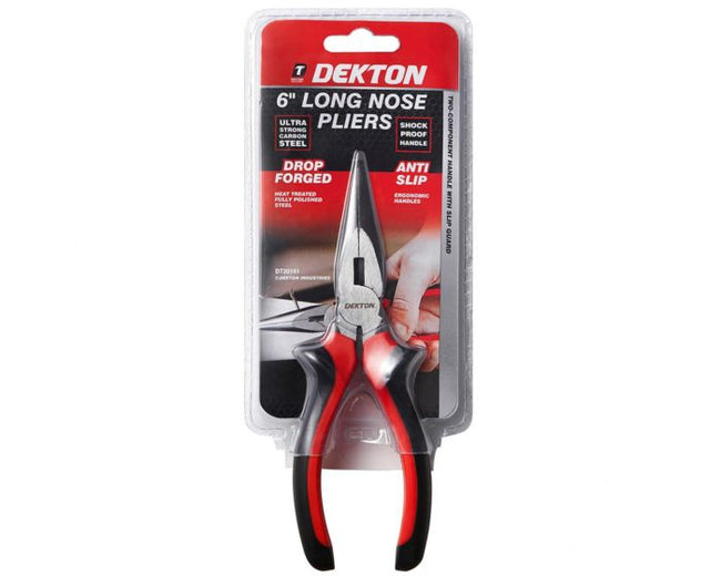 DEKTON 6 INCH LONG NOSE PLIERS