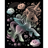 Unicorn - Kawaii Scraper Foil
