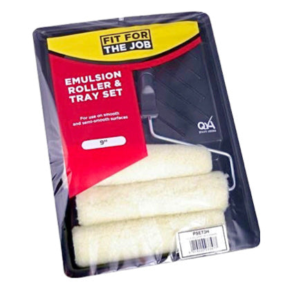 Fit For The Job Emulsion Roller & Tray Set 9” 3pcs