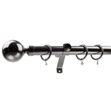 Crown Curtain Tracks Viscount 28mm Antique Silver 240cm
