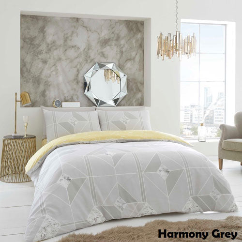 Gaveno Cavailia HARMONY DUVET COVER PILLOW CASE Geometric Bedding Set Extra Soft Quilt Covers