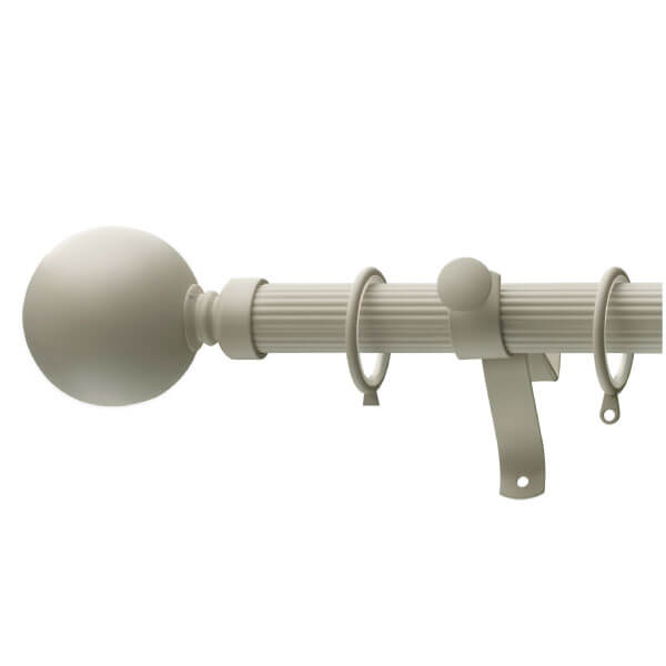 Crown Curtain Tracks Viscount 28mm Chalk White 240cm