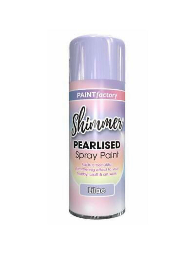 Paint Factory Pearlised Lilac Spray Paint Aerosol 400ml