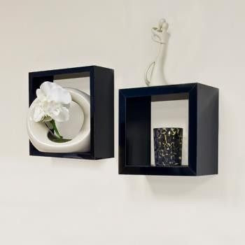 Core Products Set of 2pc cube shelf kit - white