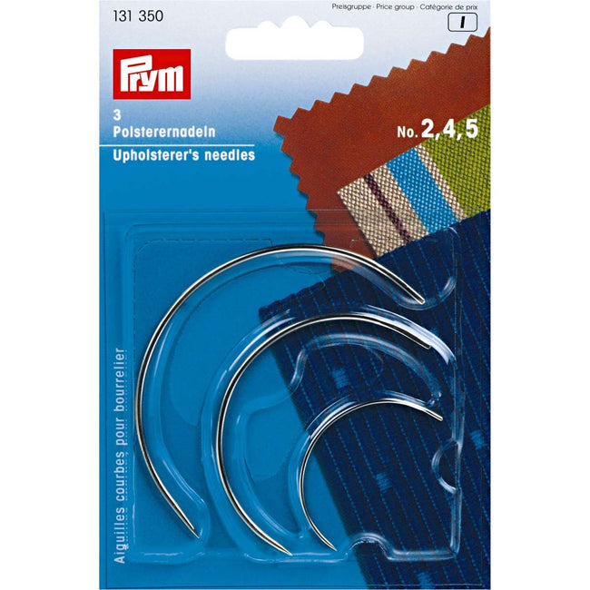 Prym Upholstery needles, curved, assorte
