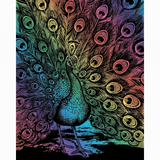 Peacock - Rainbow Scraper Foil