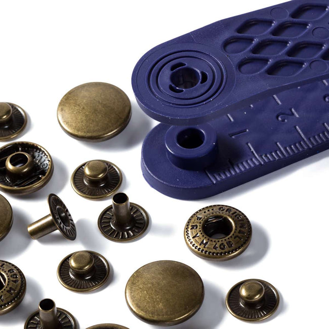 Prym Non-sew press fastener anorak 10pc