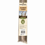GRASS ROOTS Bamboo Canes Natural 1.8m 10Pk