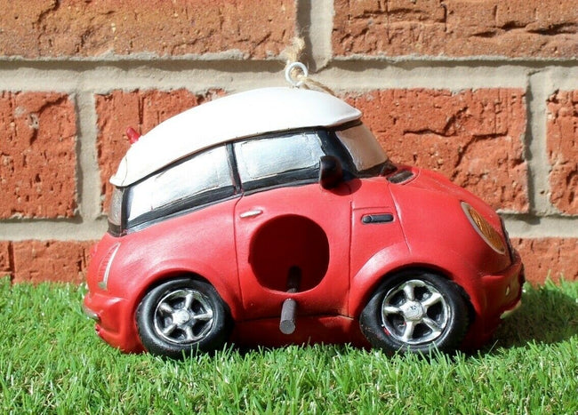 Hanging mini car bird house