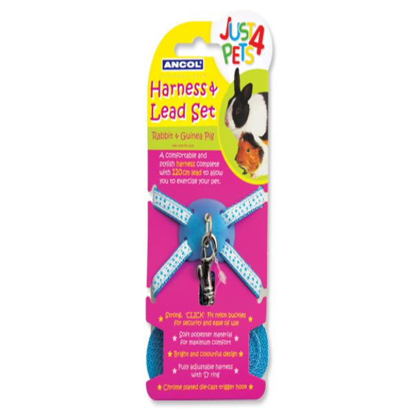 Ancol Rabbit Harness Set Blue