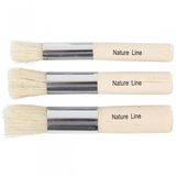 Stencil brushes 11+14+17 mm 3 asstd