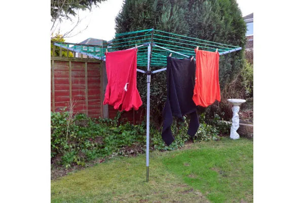 4 Arm 50m Rotary Clothes Airer