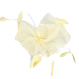 Cream Mesh Headpiece