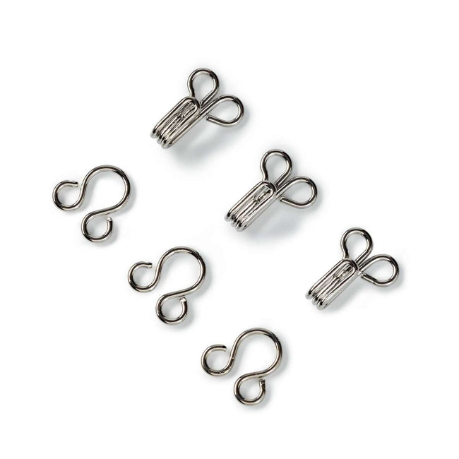 Prym Silver Spring hooks and eyes