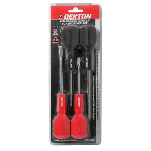 Dekton Cabinet Handle Screwdriver Set 4pc