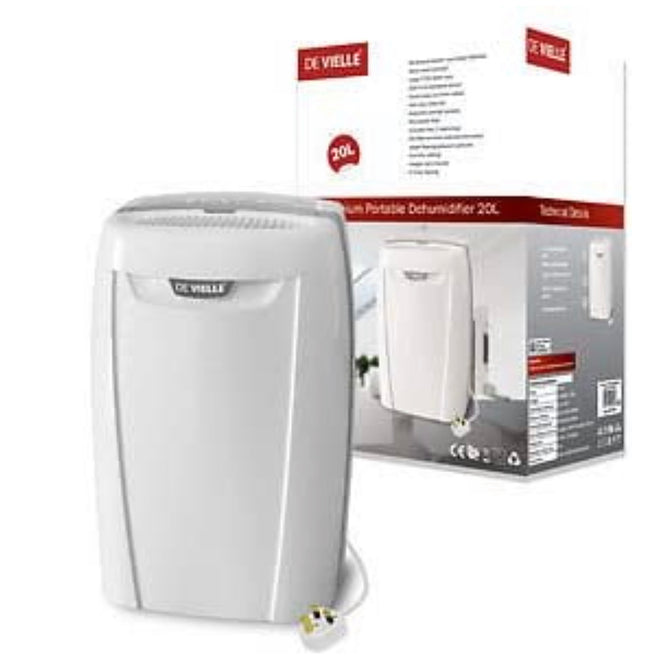 De Vielle Premium Portable Dehumidifier 20L
