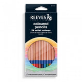 Reeves - 24 Assorted Coloured Pencils