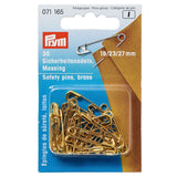 Safety pins 19/23/27mm assorted