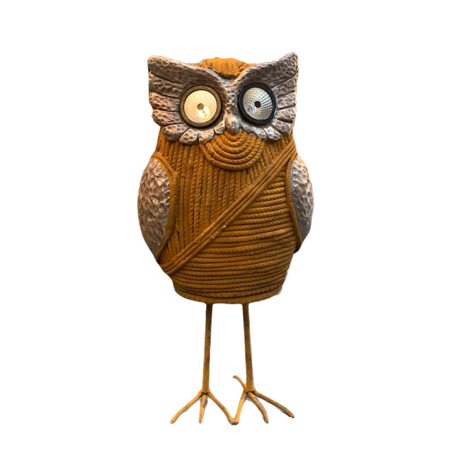 Garden decor solar light owl
