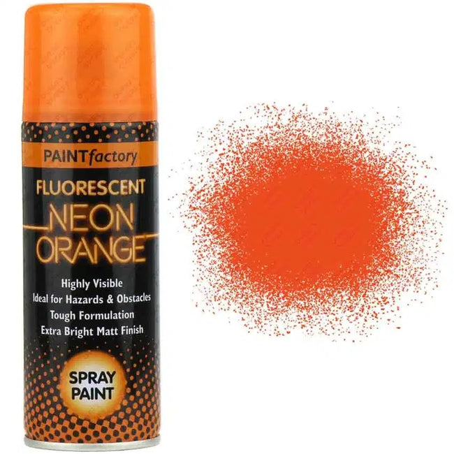 Neon Orange Spray Paint Fluorescent 400ml