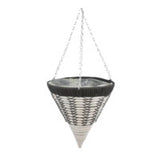 Emie Shan All Weather Hanging Basket Cone 12"