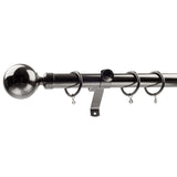 Crown Curtain Tracks Viscount 28mm Antique Silver 240cm