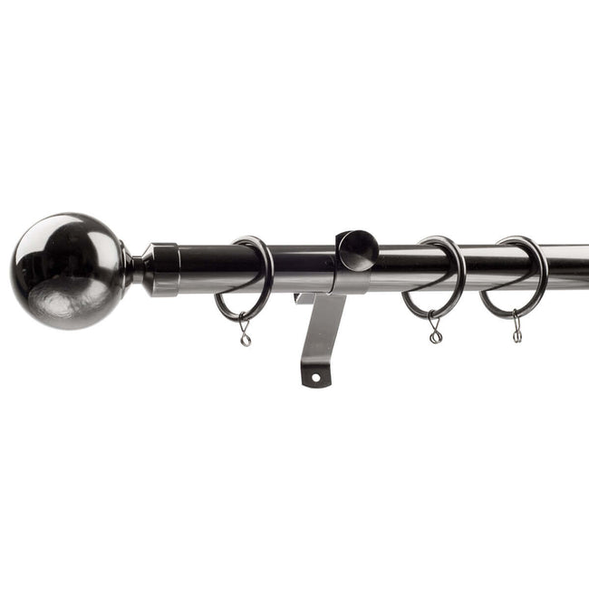 Crown Curtain Tracks Viscount 28mm Antique Silver 240cm