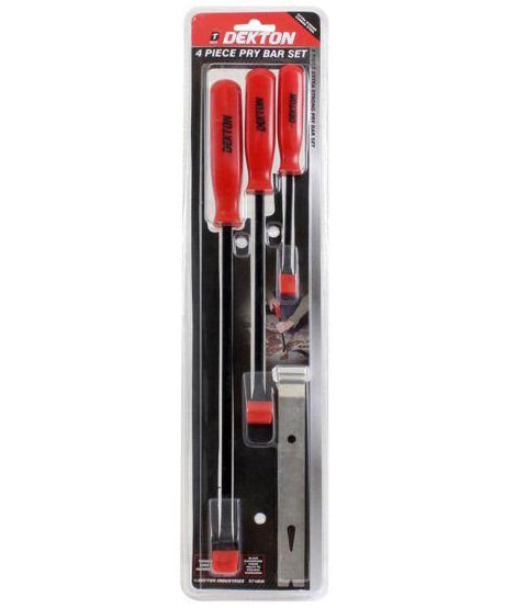 DEKTON 4PC PRY BAR SET