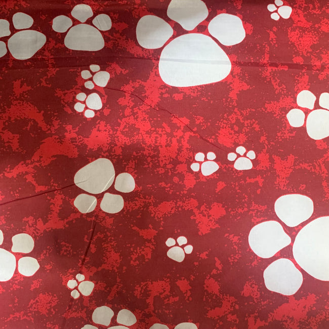 Dog Bed Small Paw Print