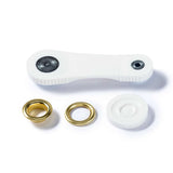 Prym Eyelets and washers, 11.0mm, gold-coloured
