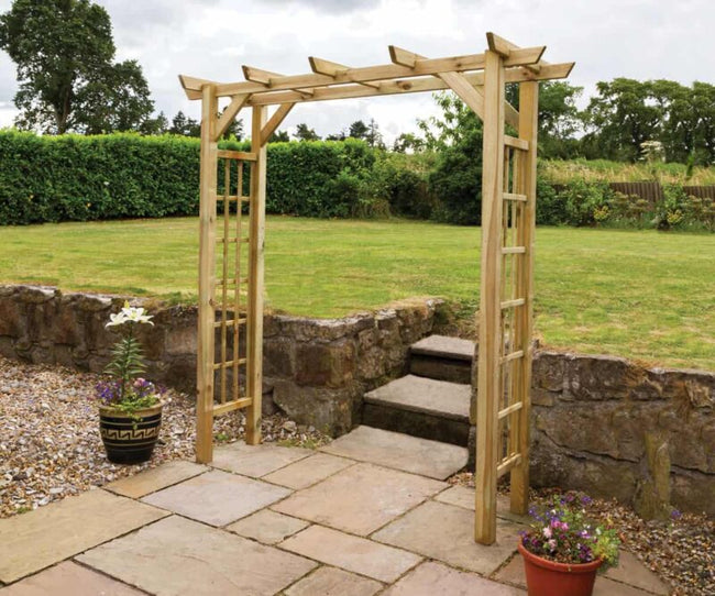 ZEST 4 LEISURE 2.13M TWILIGHT WOODEN GARDEN ARCH