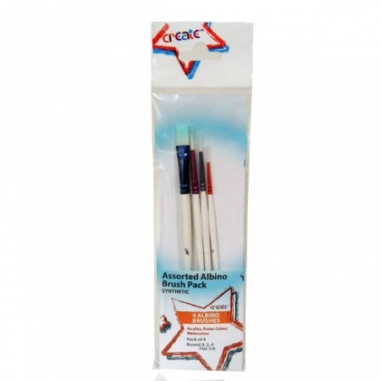 Create - 4 Albino Brush Set