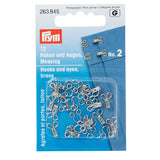 Prym Silver Spring hooks and eyes