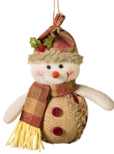 Premier Jute Snowman 15cm
