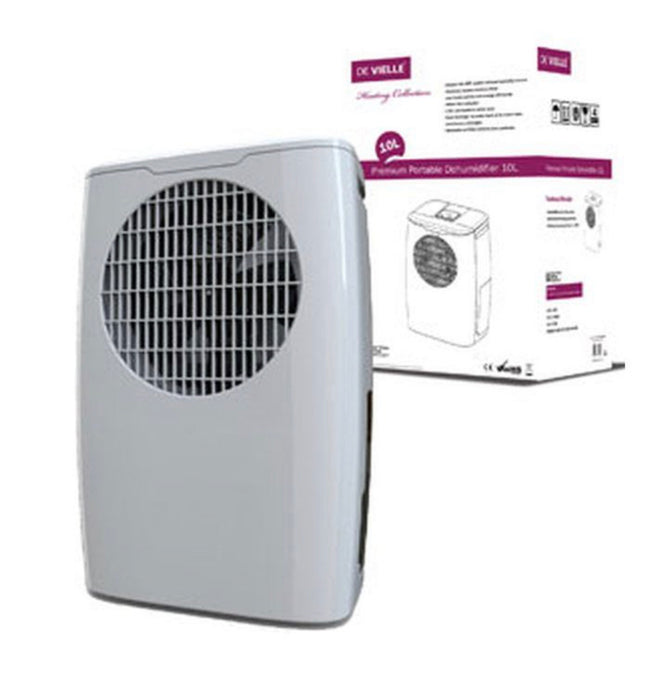 De Vielle Premium Portable Dehumidifier - 10L