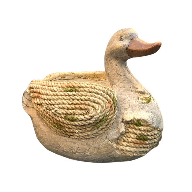 Garden decor duck flower pot planter