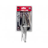 DEKTON LONG NOSE LOCKING GRIP PLIER (TIE CARD)