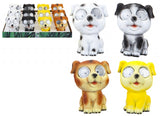 DOG SOLAR LIGHTS  4 ASSORTED COLOURS