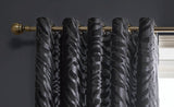 Ashley Wilde Designs Jovan Slate Eyelet Curtain