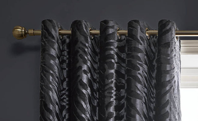 Ashley Wilde Designs Jovan Slate Eyelet Curtain