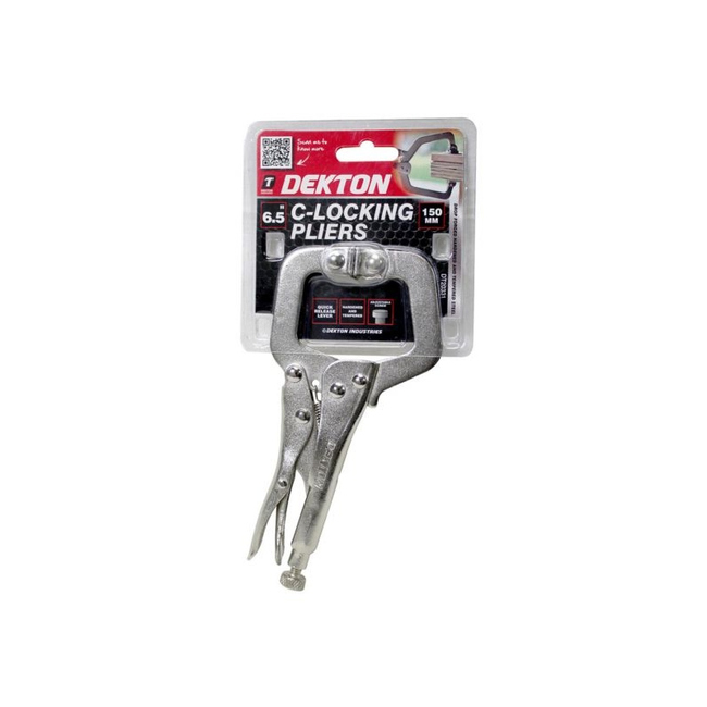 DEKTON 6.5” C Locking Plier (Half Double Blister)
