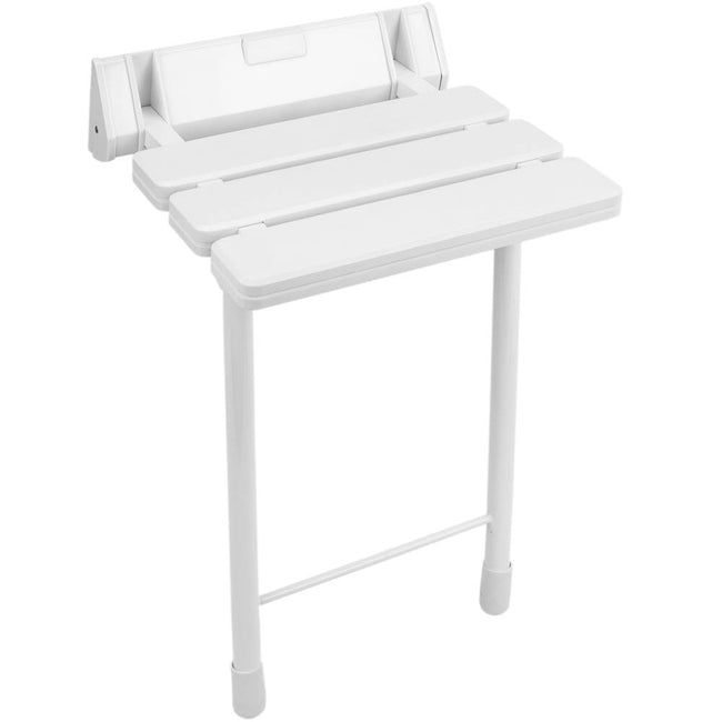 Wall Mounted Waterproof Folding Shower Seat with Legs